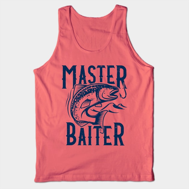 Master Baiter blue print Tank Top by G! Zone